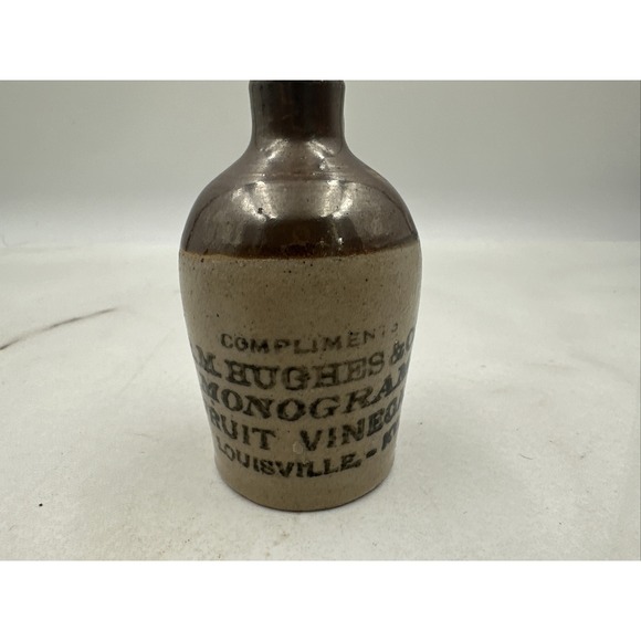 R.M. Hughes & Co. Mini Vinegar Jug Monogram Fruit Vinegar Louisville KY